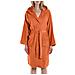 Accappatoio Con Cappuccio Spugnissima Minorca In Cotone Colore Arancio Misura L - Foto miniatura 2