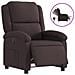 Poltrona Elettrica Reclinabile Marrone Scuro in Tessuto - Foto miniatura 1