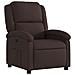 Poltrona Elettrica Reclinabile Marrone Scuro in Tessuto - Foto miniatura 4