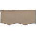 Bordo Tenda per Telaio da 4 m Beige 3.8x0.2 m - Foto miniatura 5