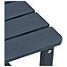 Set da Giardino a 3 Pezzi  Blu Navy HDPE, Sedia Adirondack  Blu Navy 74x82x91 cm HDPE, Tavolino laterale  Blu Navy 38x38x46 cm HDPE - Foto miniatura 9