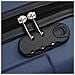 Set di valigie 3 pezzi Valigia rigida Blu scuro 20” 24” 28” ABS - Foto miniatura 8