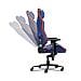 GXT 721SM Ruya Pro Sedia per gaming universale Seduta imbottita Blu, Rosso - Foto miniatura 6