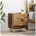 Armadietto per letto Legno vecchio 40 x 35 x 47,5 cm - Foto miniatura 2