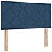 Letto a molle con materasso Blu 100 x 200 cm Tessuto - Foto miniatura 8