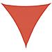 Vela Parasole 160 g/m² Triangolare Terracotta 5x5x5 m in HDPE - Foto miniatura 1