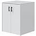 Montoro - Armadio Multiuso 2 Ante Apertura Battente, 69x88h Cm Bianco - Foto miniatura 1