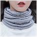 Scaldacollo Da Ciclismo In Cashmere Per Autunno E Inverno, Scaldacollo Unisex Per Climi Freddi Grey - Foto miniatura 3