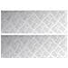 Dischi Quadrati 2 pcs Argento 60 x 20 cm Alluminio - Foto miniatura 1