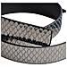 Cintura Sottile Reversibile Da Donna In Pelle Metallizzata 558992 - Foto miniatura 4
