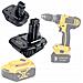 Adattatore Per Batteria Dewalt Dca1820 - Compatibile Con Utensili 18v Nicad /nimh E Batterie 20v Li-ion | Montaggio Facile, Costruzione Robusta - Foto miniatura 1