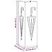 Supporto per Ombrellone Antracite 15.5 x 15.5 x 49 cm Metallo - Foto miniatura 9