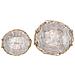 Cesto per Piante con archiviazione 2 pcs Grigio Rattan Lacak - Foto miniatura 3