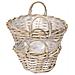 Cesto per Piante con archiviazione 2 pcs Grigio Rattan Lacak - Foto miniatura 5