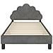 Struttura letto bambini con testata Grigio scuro 90 x 200 cm - Foto miniatura 5