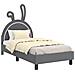 Struttura letto bambini con testata Grigio Chiaro 80 x 160 cm - Foto miniatura 1