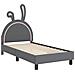 Struttura letto bambini con testata Grigio Chiaro 80 x 160 cm - Foto miniatura 4