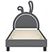 Struttura letto bambini con testata Grigio Chiaro 80 x 160 cm - Foto miniatura 5