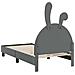 Struttura letto bambini con testata Grigio Chiaro 80 x 160 cm - Foto miniatura 7
