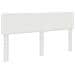 Struttura del letto Bianco 180 x 200 cm Legno Ingegnerizzato - Foto miniatura 7