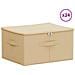 Scatola di Stoccaggio 24 pcs Crema 50 x 30 x 25 cm - Foto miniatura 1