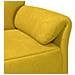 Divano 3-Persone Giallo 198 x 83 x 95 cm Velluto - Foto miniatura 6