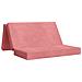 Divano Letto Pieghevole 120 x 67 x 45 cm Rosa - Foto miniatura 1