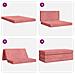 Divano Letto Pieghevole 120 x 67 x 45 cm Rosa - Foto miniatura 8