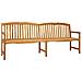 Panchina in legno intagliata a mano Naturale 228 x 61 x 94,5 cm - Foto miniatura 1
