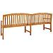 Panchina in legno intagliata a mano Naturale 228 x 61 x 94,5 cm - Foto miniatura 5
