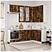 Unità Cucina LYON 8 pcs Rovere Fumo Legno ingegnerizzato - Foto miniatura 2