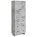 Set di armadi 2 pcs Grigio Cemento 66 x 34,5 x 90 cm - Foto miniatura 1