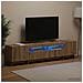 Mobile TV LED a 5 pezzi Rovere Artigianale Legno ingegnerizzato - Foto miniatura 7