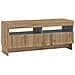 Mobile TV LED a 5 pezzi Rovere Artigianale Legno ingegnerizzato - Foto miniatura 9