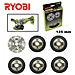 Kit 6 Dischi Per Smerigliatrice Ryobi Diametro 125mm Rak6agd125 - Foto miniatura 4