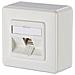 Metz Connect C6amodul 270 - Steckdosenauslass - Rj 45 - 1 Network Socket - Pure White, Ral 9010 (130b12d10002-e)  - Foto miniatura 1