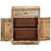 Credenza 60x30x75 Cm In Legno Massello Di Mango - Foto miniatura 5
