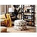 Pouf In Cotone Beige / nero 50 X 50 Cm Thondi - Foto miniatura 11