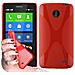 Custodia Compatibile Con Nokia Lumia X In Rosso Cremisi - Coperchio Protettivo In Silicone Tpu Flessibile - Foto miniatura 4
