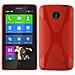 Custodia Compatibile Con Nokia Lumia X In Rosso Cremisi - Coperchio Protettivo In Silicone Tpu Flessibile - Foto miniatura 1