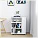 Mobiletto con Rotelle Bianco 60x35x75cm in Legno Ingegnerizzato - Foto miniatura 3
