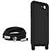 Cover Semirigida Per Iphone 7, 8, Se 2020/2022 Cordino Nylon 80 Cm Nera - Foto miniatura 4