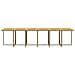 Set Da Pranzo Per Giardino 13pz Con Cuscini In Polyrattan Beige - Foto miniatura 7