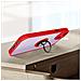 Cover Iphone 14 Plus Bimateria Anello Metallico Supporto Rossa - Foto miniatura 4
