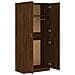 Armadio Rovere Marrone 90x52x200 cm in Legno Multistrato - Foto miniatura 11