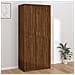 Armadio Rovere Marrone 90x52x200 cm in Legno Multistrato - Foto miniatura 1