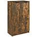 Scarpiera Rovere Fumo 59x35x100 Cm In Legno Multistrato - Foto miniatura 2