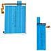 Set Batterie Litio Integrate Originale Eb-bf700+eb-bf701 Bulk Per Galaxy Z Flip F700 - Foto miniatura 2