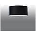 Lampadario Otto 60 Nero Sl. 0792 - Minimalista Lampada A Soffitto Nero 30x60x60 Cm - Foto miniatura 2