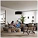 Lampadario Otto 60 Nero Sl. 0792 - Minimalista Lampada A Soffitto Nero 30x60x60 Cm - Foto miniatura 6